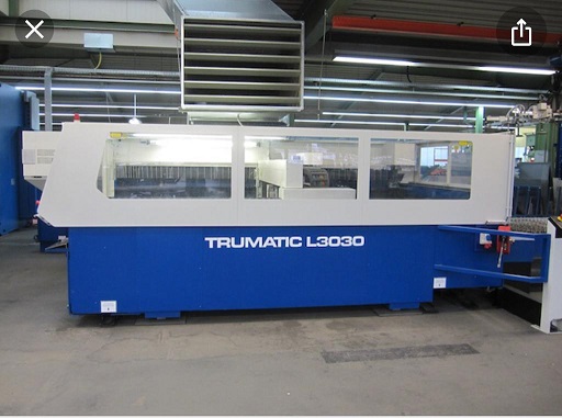 LASERSKI REZALNIK CO2 – TRUMPF TRUMATIC L3030